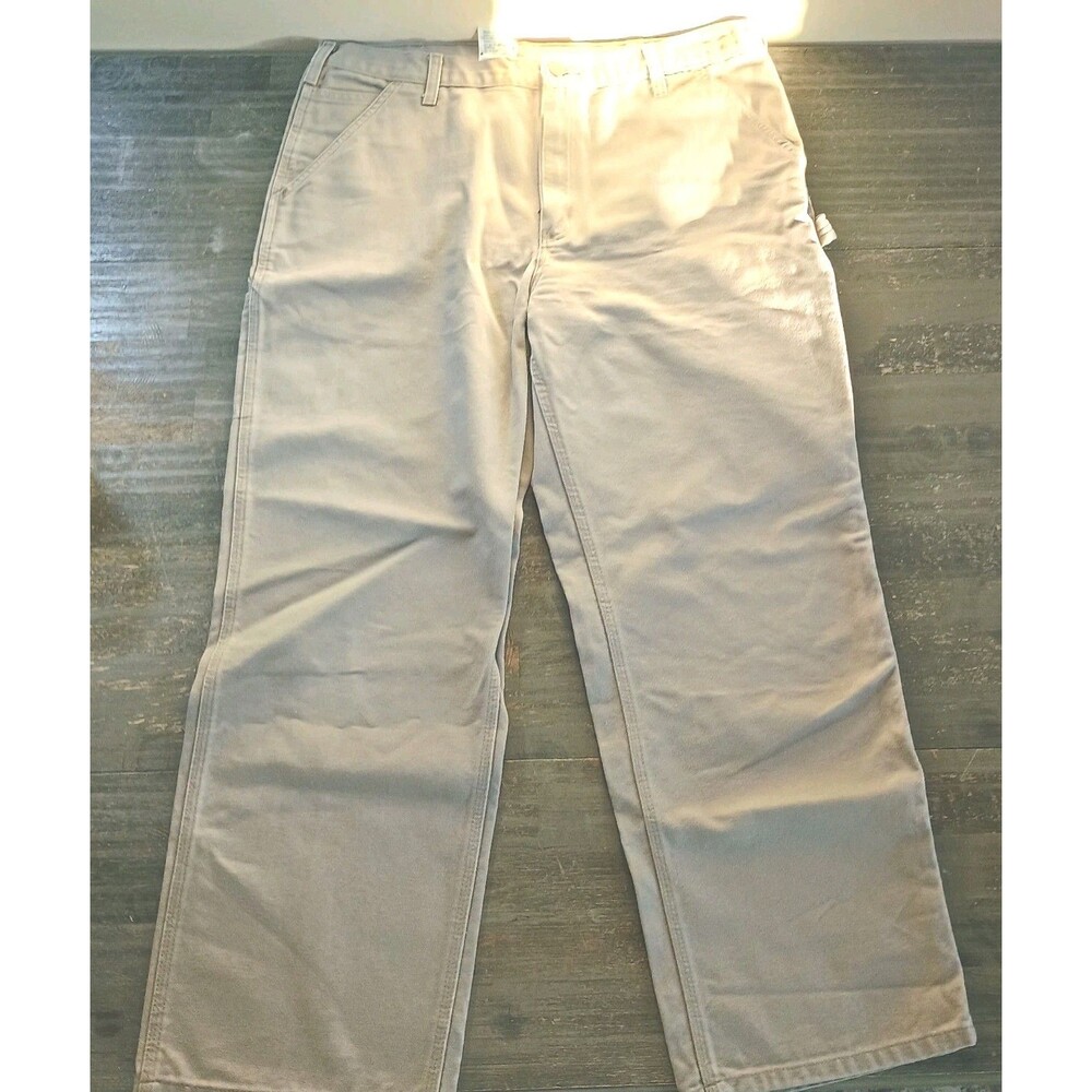 Carhartt B11 DES Original Fit Washed Duck Dungaree Desert Mens 38 x 30 New